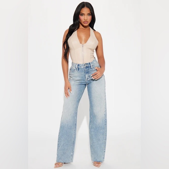 NWT Fashion Nova straight leg jeans - Picture 5 of 6